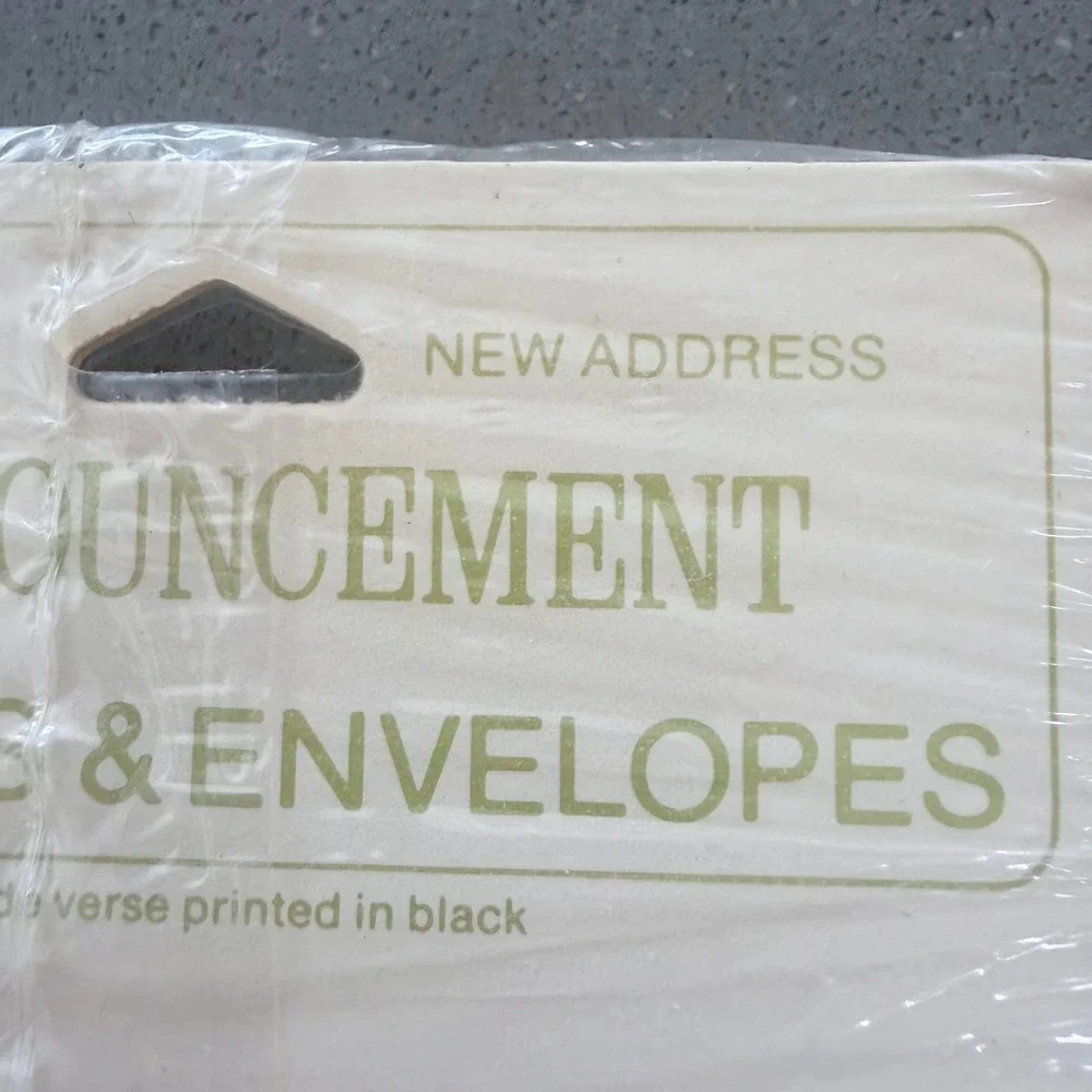 Vintage American Greetings Just Moved New Address Cards 8 Count Sealed 730R